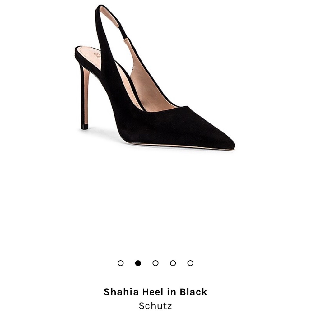 SCHUTZ shahia black sling back heel sold out online